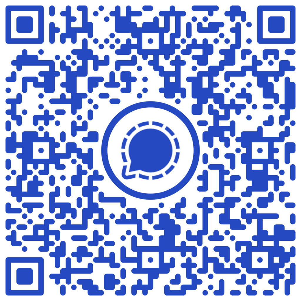 QR-Code Signal Chat
